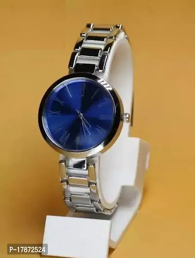 Stylish Silver Stainless Steel Analog Watch For Women