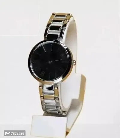 Stylish Silver Stainless Steel Analog Watch For Women