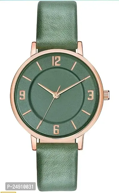 Trendy and Professional Round Dial with Colorful Leather Strap Analog Women Watches Name: Trendy and Professional Round Dial with Colorful Leather Strap Analog Women Watches Strap Material: Leather Cl-thumb0