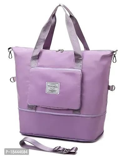 Designer Purple Solid Travel Bags