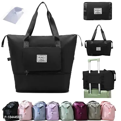 Designer Black Solid Travel Bags