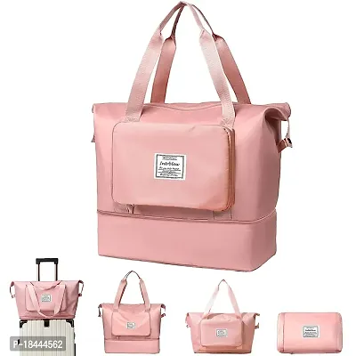 Designer Peach Solid Travel Bags