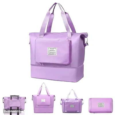 Designer Purple Solid Travel Bags