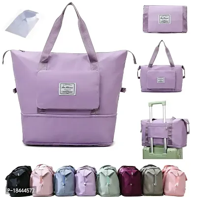 Designer Purple Solid Travel Bags