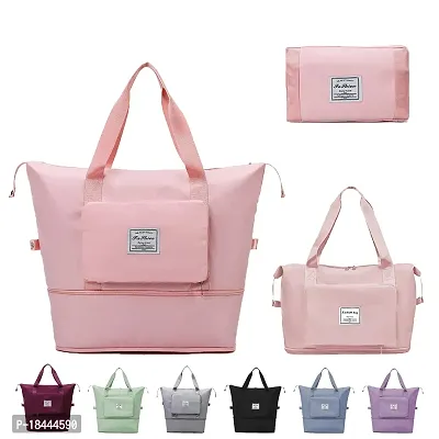 Designer Peach Solid Travel Bags