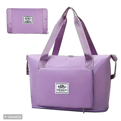 Designer Purple Solid Travel Bags-thumb0