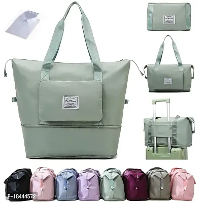 Designer Grey Solid Travel Bags