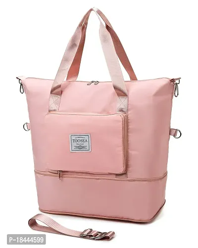 Designer Peach Solid Travel Bags