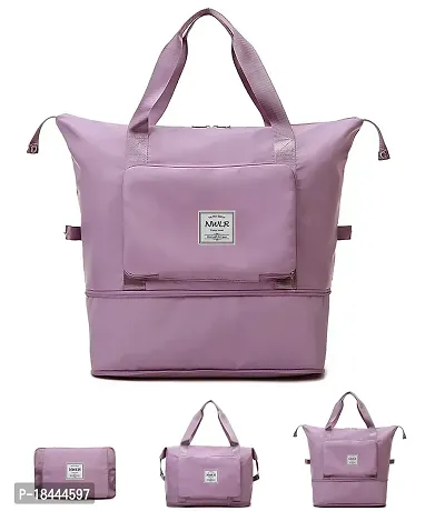 Designer Purple Solid Travel Bags