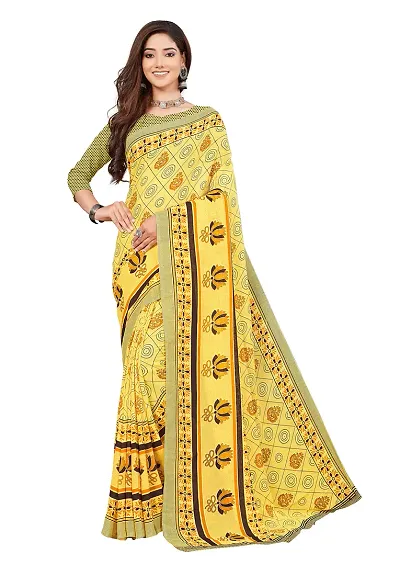 Manharika Renial Designer Daily Wear Designer Saree With Unstiched Blouse Piece Design 1