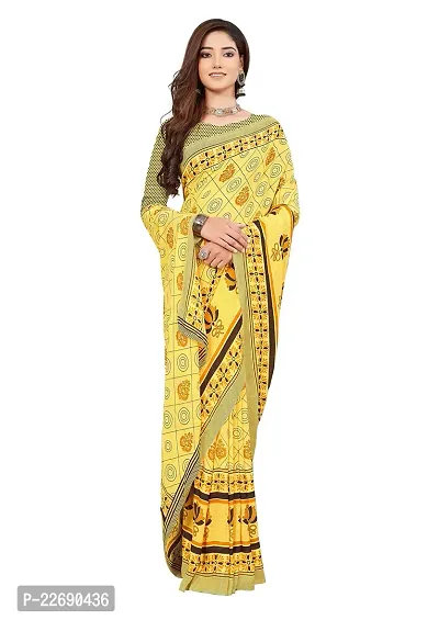 Manharika Renial Designer Daily Wear Printed Designer Saree With Unstiched Blouse Piece Design 1-thumb3