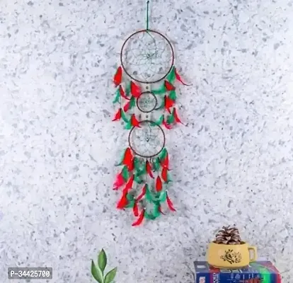 Feather Dream Catcher Wall Hanging-thumb0