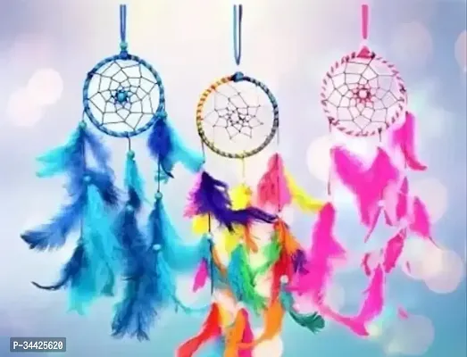 Dream Catchers Wall Hangings For Home Decor Pack Of 3-thumb0