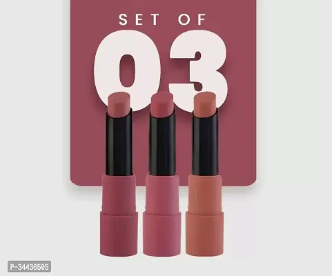 Long Lasting Lipstick For Women Pack Of 3