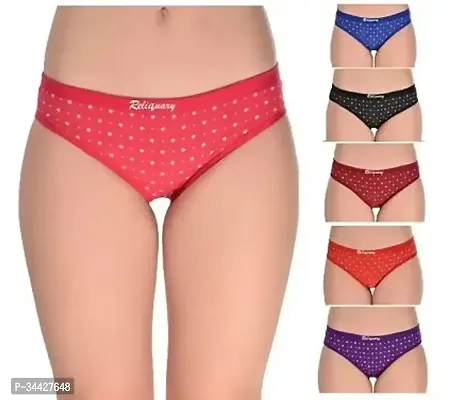 Stylish Cotton Printed  Hipster Panty For Women Pack Of 6-thumb0