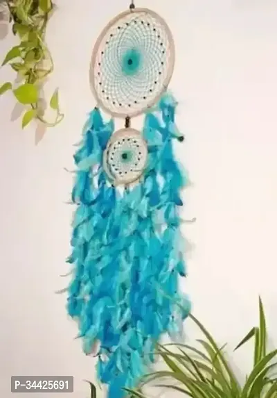 Feather Dream Catcher Wall Hanging-thumb0