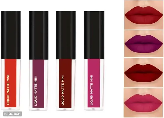 Long Lasting Lipstick For Women Pack Of 4-thumb0