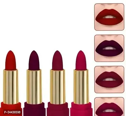 Long Lasting Lipstick For Women Pack Of 4-thumb0