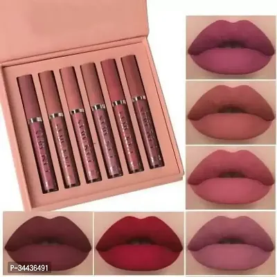 Long Lasting Lipstick For Women Pack Of 6-thumb0