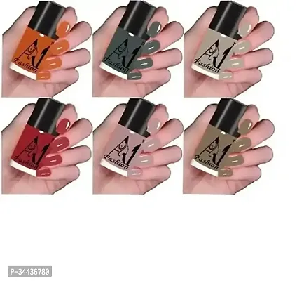 Long Lasting Nail Polish For Women Pack Of 6