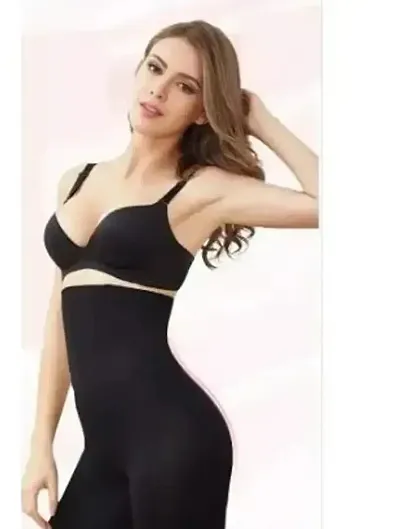 Womens Nylon Spandex Body Shaper Waist And Thigh Shapewear