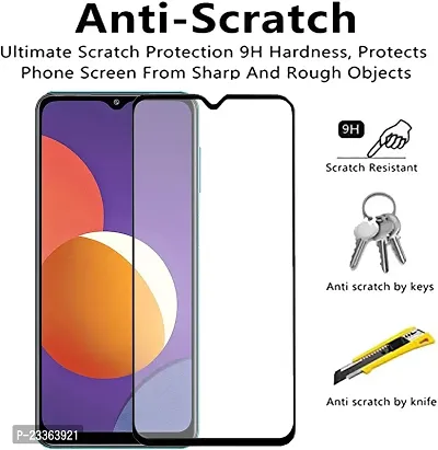 Samsung M12 / A12 / F12 Tempered Glass | Screen Protector Full Glue Coverage Edge to Edge Tempered Glass for Samsung Galaxy M12 / A12 / F12-thumb3
