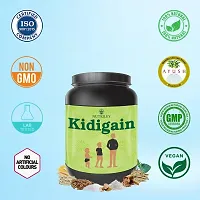 Nutriley Kidigain - Nutritional Supplement for Kids kids height and weight increase products, kids height and weight gainer powder, kids height , kids height growth American Ice Cream Flavour 500 G-thumb3