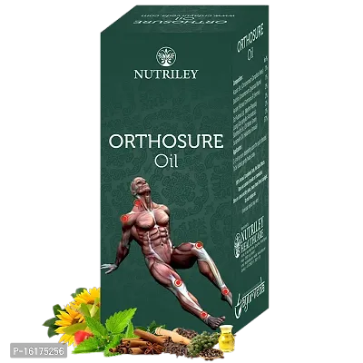 Nutriley Orthosure - Joint Pain / Arthritis Oil, Back pain Oil, Pain Relief Oil, Muscle Pain Oil, Healthy Bone Joints Oil, Reduce Swelling Oil 30 ML