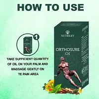 Nutriley Orthosure - Joint Pain / Arthritis Oil, Back pain Oil, Pain Relief Oil, Muscle Pain Oil, Healthy Bone Joints Oil, Reduce Swelling Oil 30 ML-thumb3
