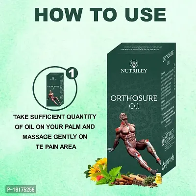 Nutriley Orthosure - Joint Pain / Arthritis Oil, Back pain Oil, Pain Relief Oil, Muscle Pain Oil, Healthy Bone Joints Oil, Reduce Swelling Oil 30 ML-thumb4