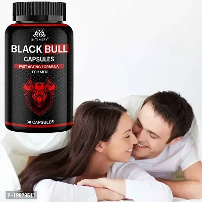 Black Bull Men Boys Time Booster Extra Pleasure Stamina  Power Capsule for Men, Sexual Capsule for Men, Capsule for boys, Capsule for Men Increase stamina booster- 30 Capsules