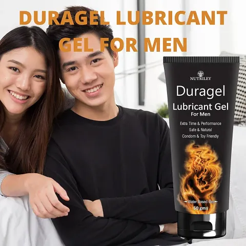 Nutriley Duragel Lubricant Gel for Men  Boys Extra Time  Pleasure Non-Sticky Gel 50 G