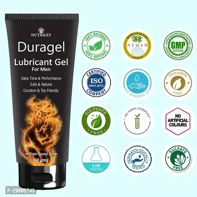 Nutriley Duragel Lubricant Gel for Men  Boys Extra Time  Pleasure Non-Sticky Gel 50 G-thumb3