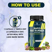 Nutriley Rapid Fat Burner Capsules Fat Burner Capsule for Weight Loss, Helps in Fat Cutter, Fat Loss Capsule, Belly Fat,Slim Body Shape, | Fat Burner Capsule | Weight Loss Product (60 Capsules)-thumb2
