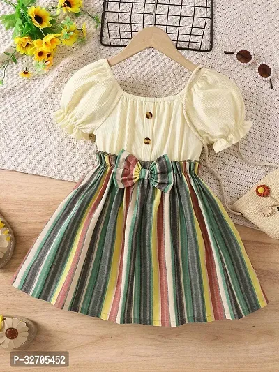 Beautiful Cotton Printed Frock For Girls-thumb0