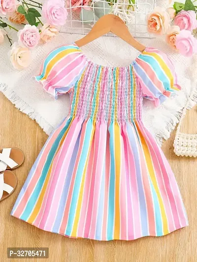 Beautiful Cotton Printed Frock For Girls-thumb0