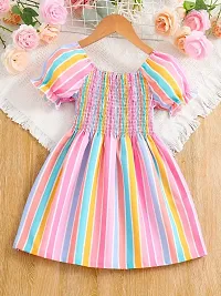 Beautiful Cotton Printed Frock For Girls-thumb1