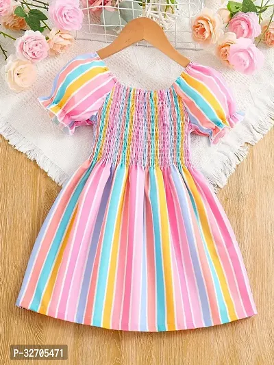 Beautiful Cotton Printed Frock For Girls-thumb2