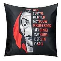 DESIMISS KART Desimisskart Printed Cushion Covers with The Set of 5 Pieces Money HEIST-16X16-thumb1