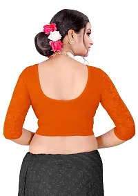 DESIMISS KART Lycra Cotton Long 3/4 Sleeve Stretchable Readymade Free Size 28-38 Blouse.-thumb1