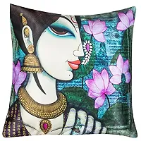 DESIMISS KART Desimisskart Printed Cushion Covers with The Set of 5 Pieces MAHARASTRIAN FOLK-16X16-thumb2