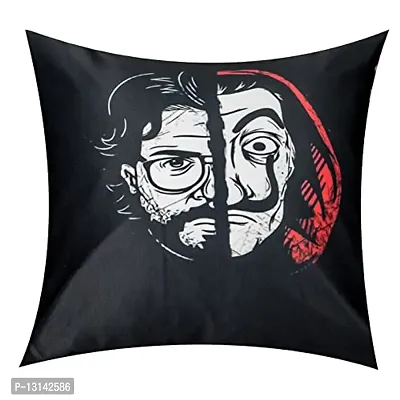 DESIMISS KART Desimisskart Printed Cushion Covers with The Set of 5 Pieces Money HEIST-16X16-thumb3