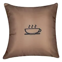 DESIMISS KART Desimisskart Printed Cushion Covers with The Set of 5 Pieces MOCHA-16X16-thumb1