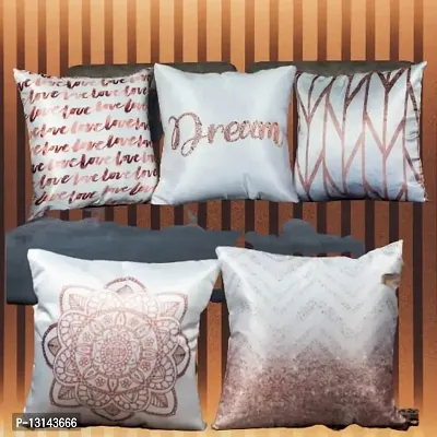 DESIMISS KART Desimisskart Printed Cushion Covers with The Set of 5 Pieces GLORIANA-16X16-thumb0