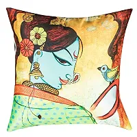 DESIMISS KART Desimisskart Printed Cushion Covers with The Set of 5 Pieces MAHARASTRIAN FOLK-16X16-thumb4