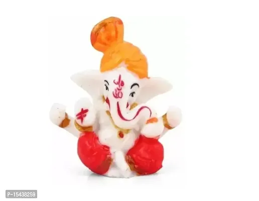 Pagdi Ganesha Idol for Car Dashboard, Decoration Gift Item