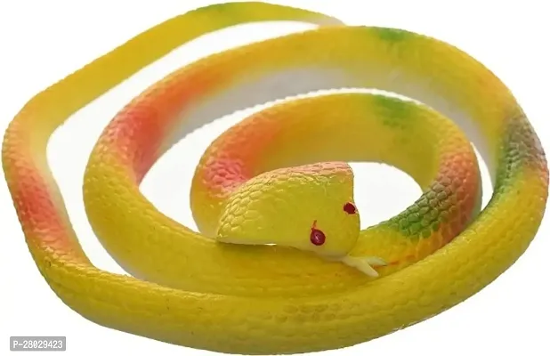 Realistic Fake Snake Toy for Fun Gag Prank - Rubber Plastic Snakes to Keep Birds Away-thumb0