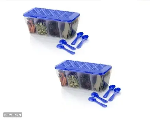 Stylish Dry Fruit Box Jar Set of 2-thumb0