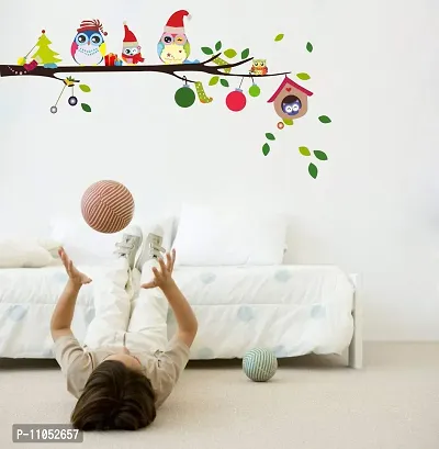 Decorvilla Tree Wall Sticker & Decal (PVC Vinyl, Size- 58 cm X 53 cm), Dvhms1150L-thumb3