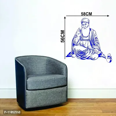 Decor Villa Vahe guru Wall Sticker  Decal(PVC Vinyl,Size-58 cm X 55 cm)-thumb2